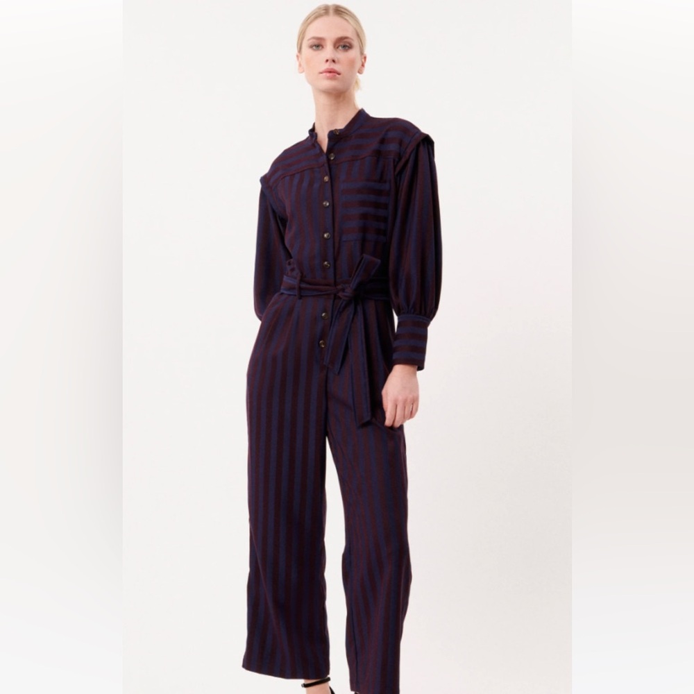 FRNCH striped jumpsuit